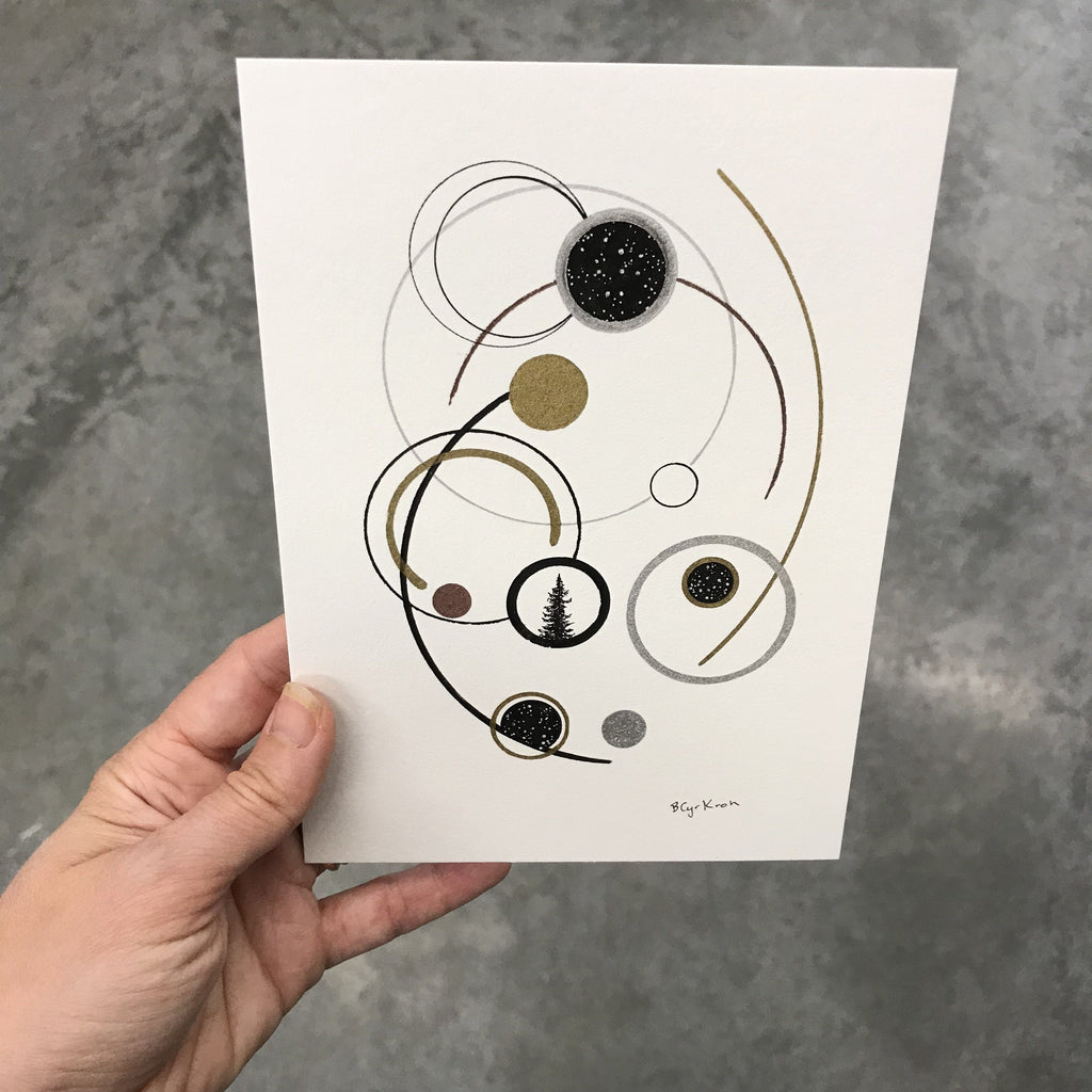 69/100 - 100 Day Drawing Project - Original Drawing - 5" x 7" - Beth Cyr Handmade Jewelry