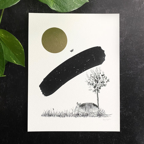 Armor - Art Print - Inktober 2020 - Day 14