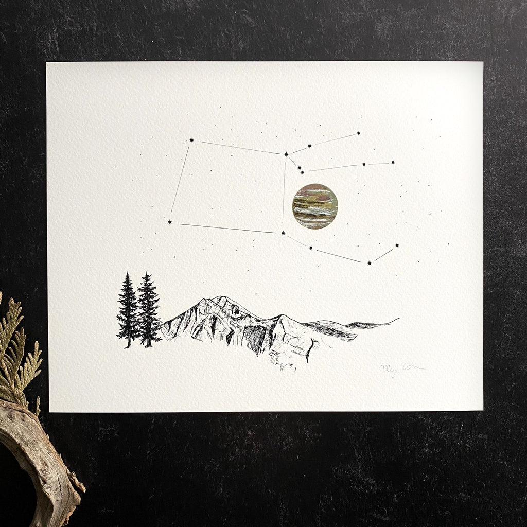 Bulky - Art Print - Inktober 2020 - Day 3 - ready to ship 8x10 or 8.5x11
