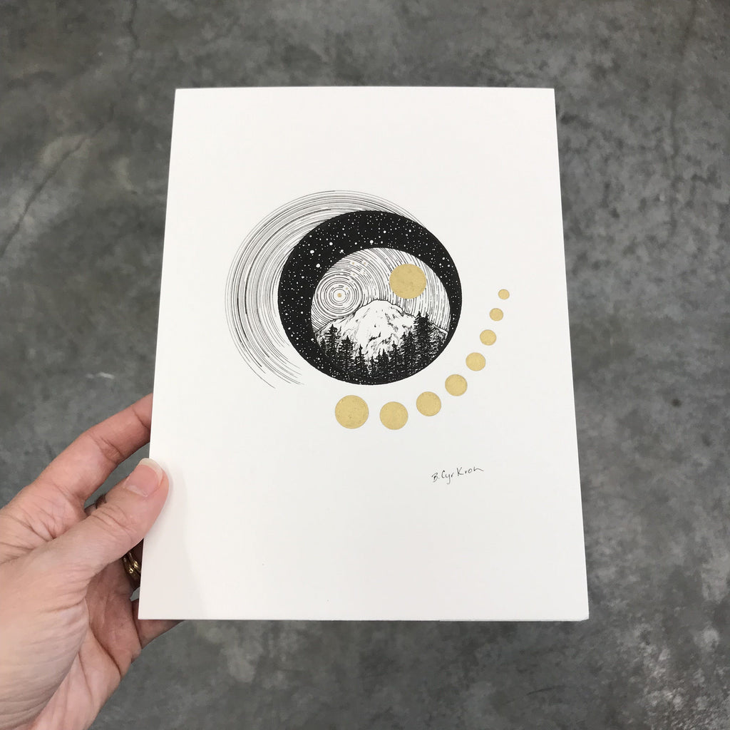 51/100 - 100 Day Drawing Project - Original Drawing - 6" x 8" - Beth Cyr Handmade Jewelry