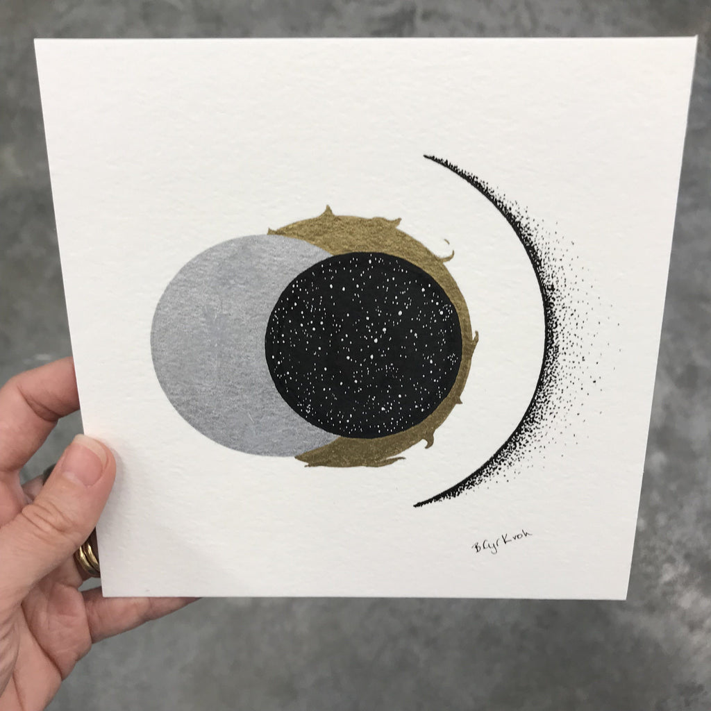 28/100 - 100 Day Drawing Project - Original Drawing - 6" x 6" - Beth Cyr Handmade Jewelry