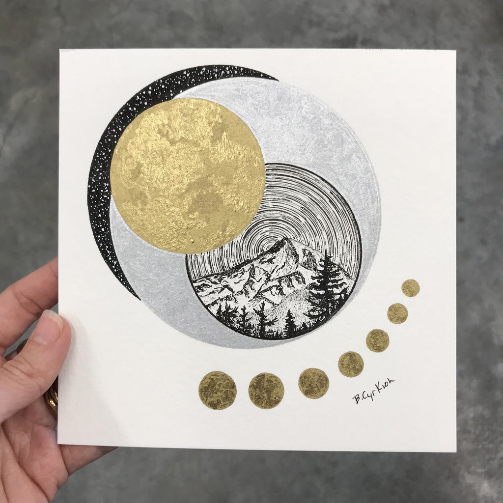 13/100 - 100 Day Drawing Project - Original Drawing - 6" x 6" - Beth Cyr Handmade Jewelry