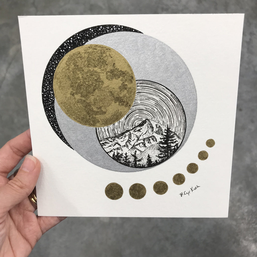 13/100 - 100 Day Drawing Project - Original Drawing - 6" x 6" - Beth Cyr Handmade Jewelry
