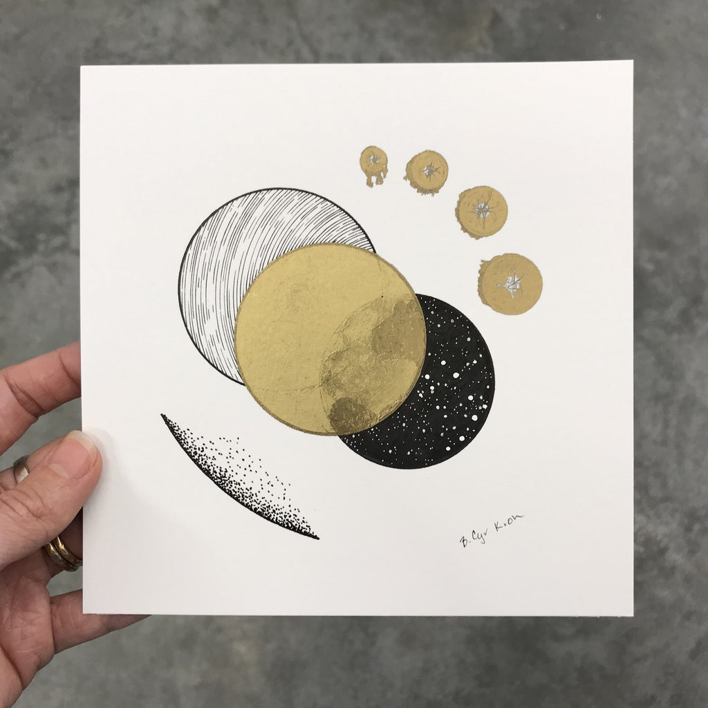 41/100 - 100 Day Drawing Project - Original Drawing - 6" x 6" - Beth Cyr Handmade Jewelry