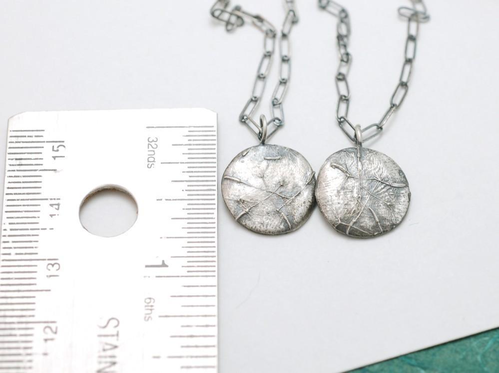 Dandelion Seed Pendant in Sterling Silver - Ready to Ship - Beth Cyr Handmade Jewelry