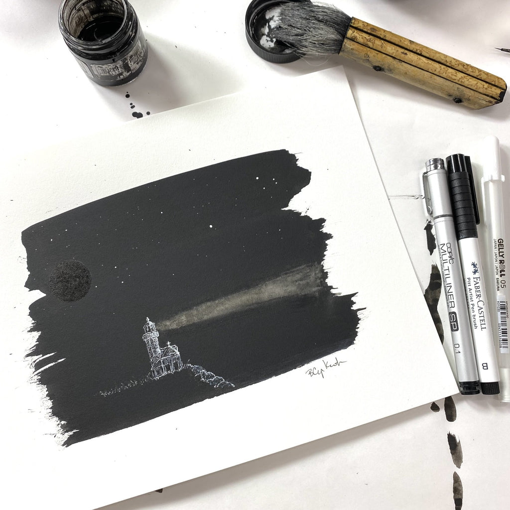 Watch - Original Art - Inktober 2021 - Day 8 - pen and ink drawing