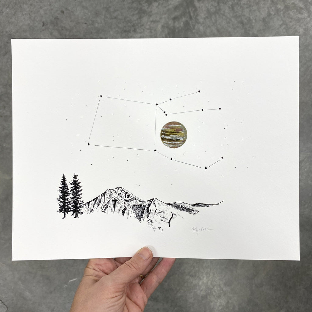 Bulky - Art Print - Inktober 2020 - Day 3 - ready to ship 8x10 or 8.5x11