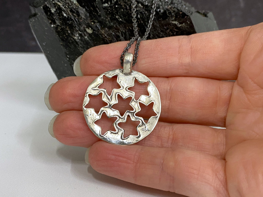Multi Star Pendant in sterling silver - ready to ship