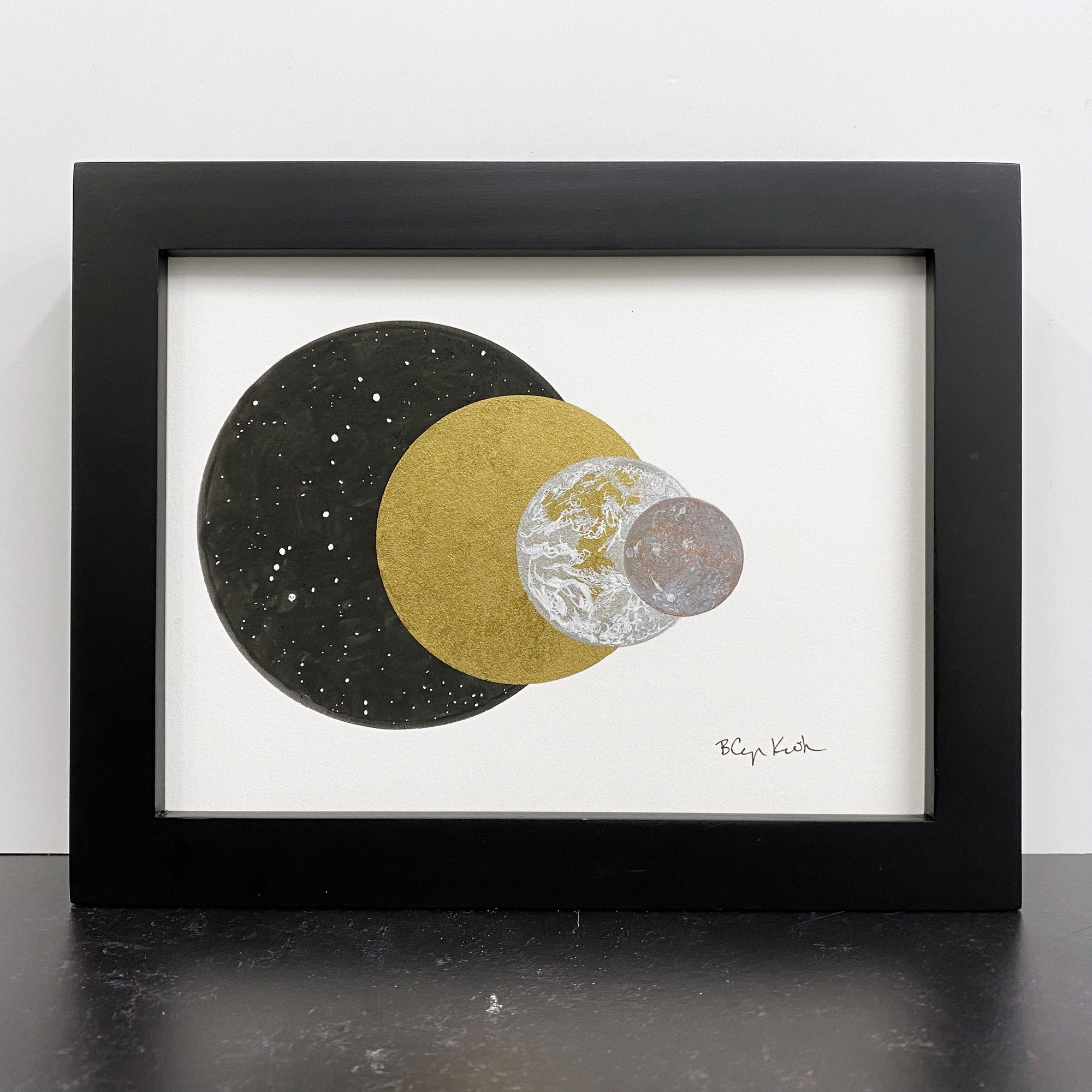 Eclipse in Scorpio - Original Drawing - 6”x8”
