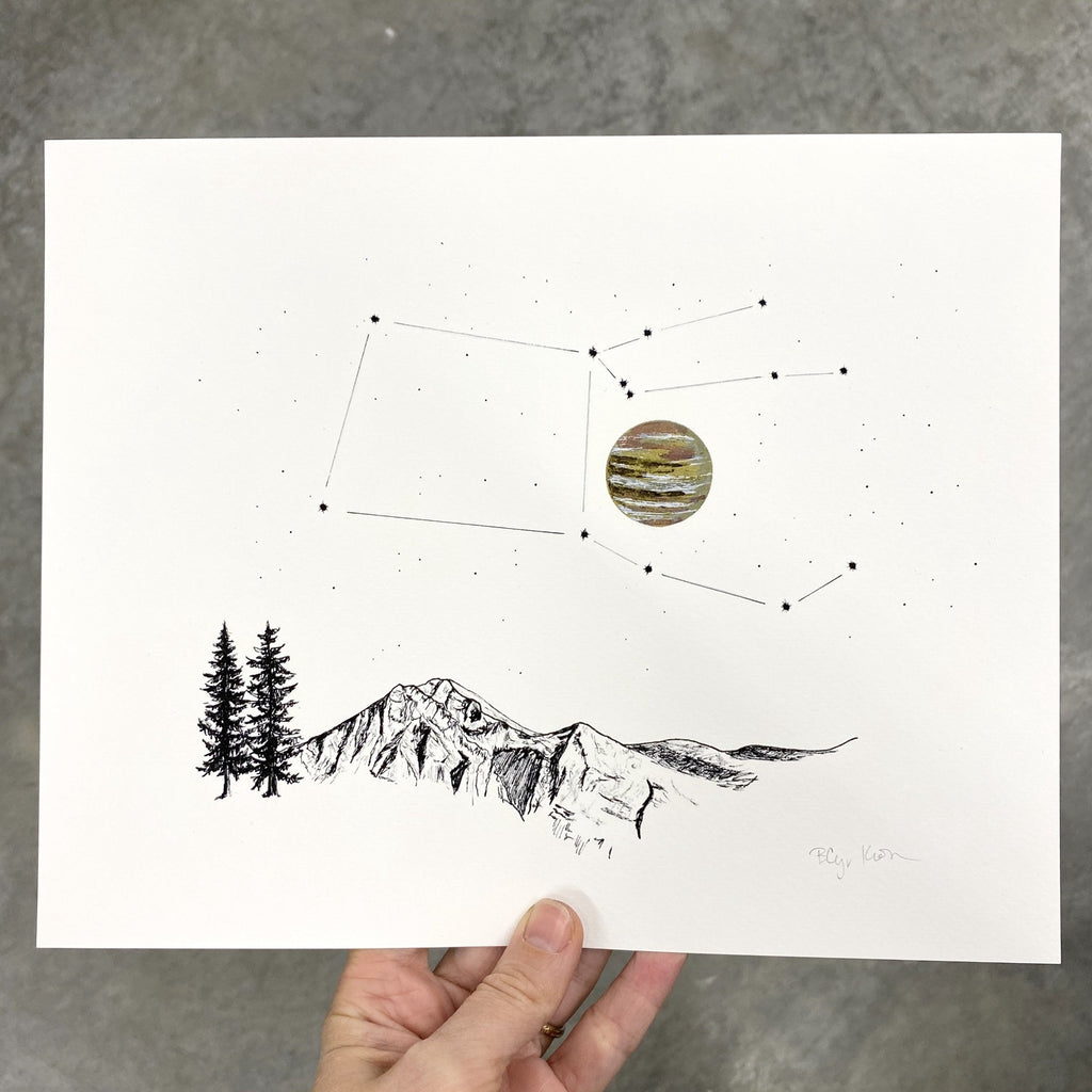 Bulky - Art Print - Inktober 2020 - Day 3 - ready to ship 8x10 or 8.5x11
