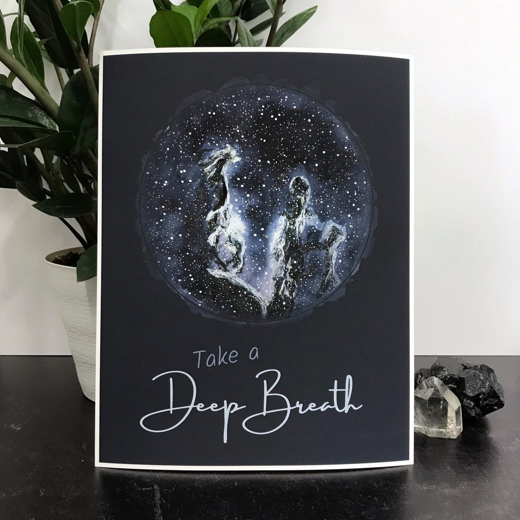 Take a Deep Breath - Nebula - Art Print