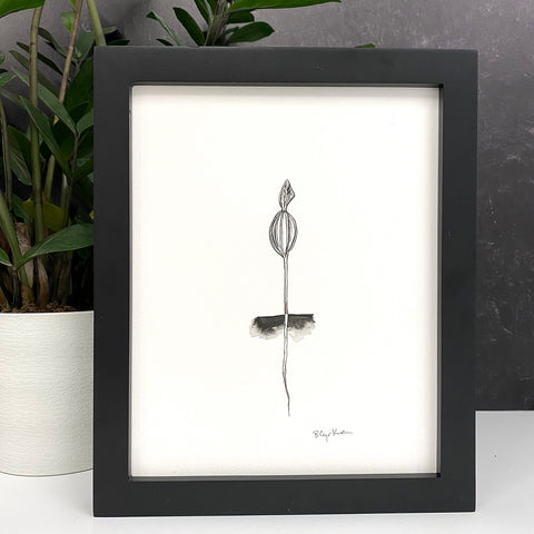 Sprout - Original Art - Inktober 2021 - Day 20 - pen and ink drawing