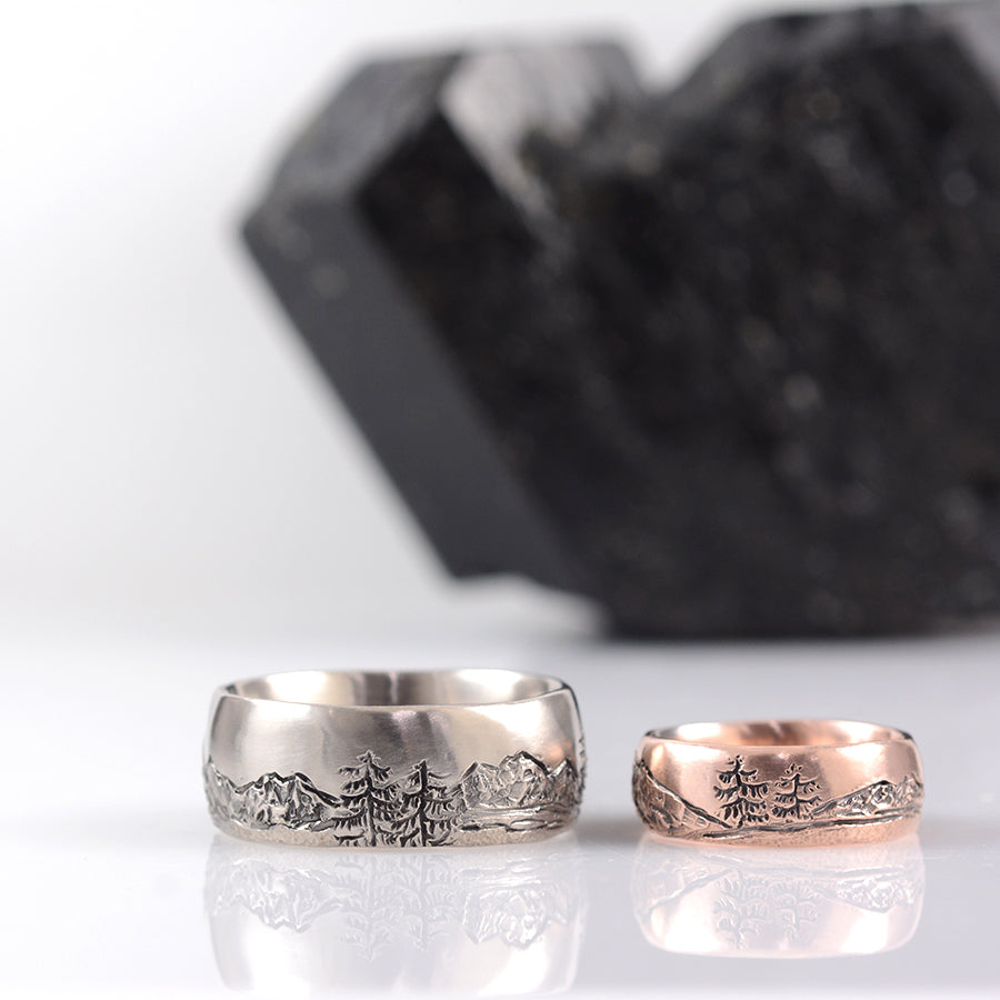 Final Payment for Todd and Erika - custom landscape rings