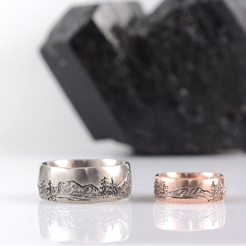 Final Payment for Todd and Erika - custom landscape rings