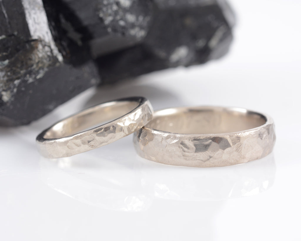 Final payment - Love rocks in 14k palladium white gold for Anke and David