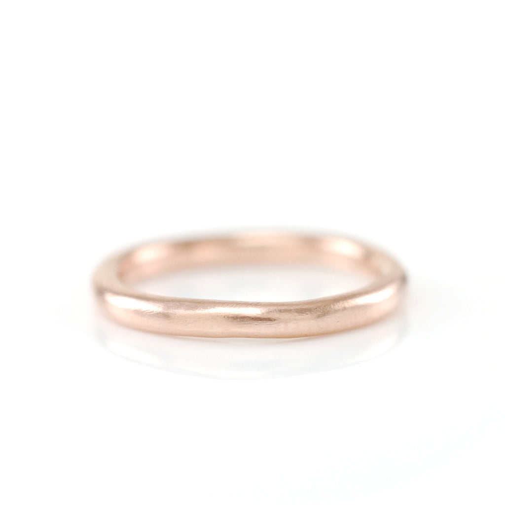 Simplicity Ring in 14k Rose Gold - size 3 3/4 -  Ready to Ship - Beth Cyr Handmade Jewelry