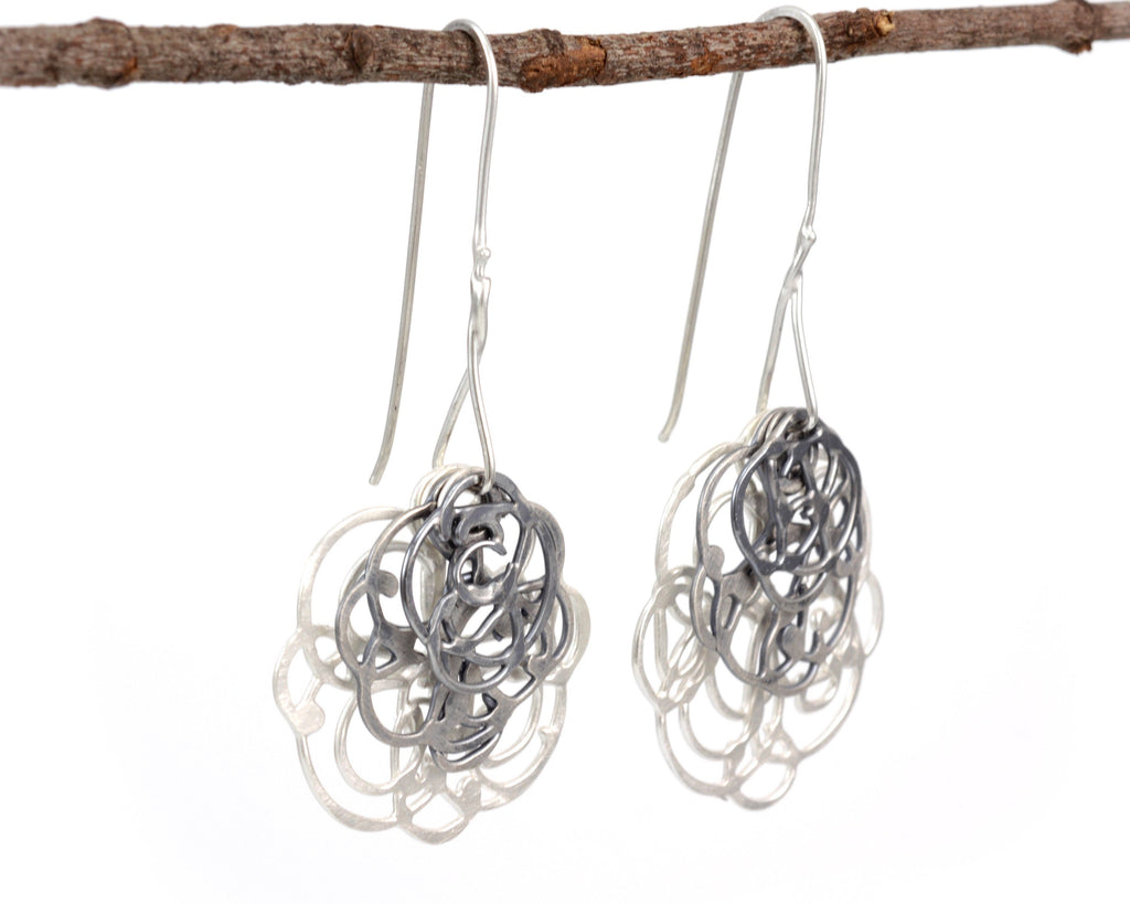 Triple Layer Organic Vine in Sterling Silver - Ready to Ship - Beth Cyr Handmade Jewelry